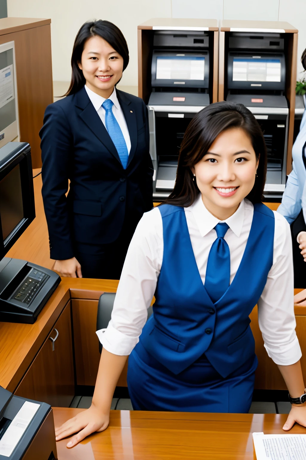 group of super powerful bank tellers
