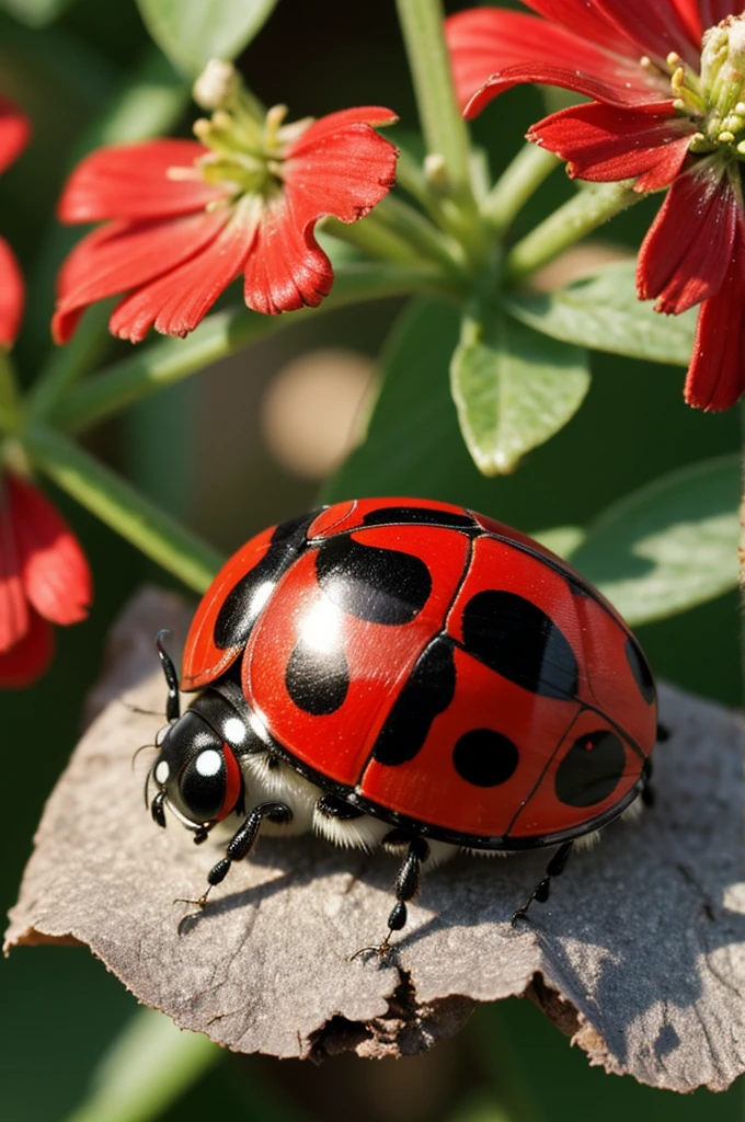 Ladybug with 