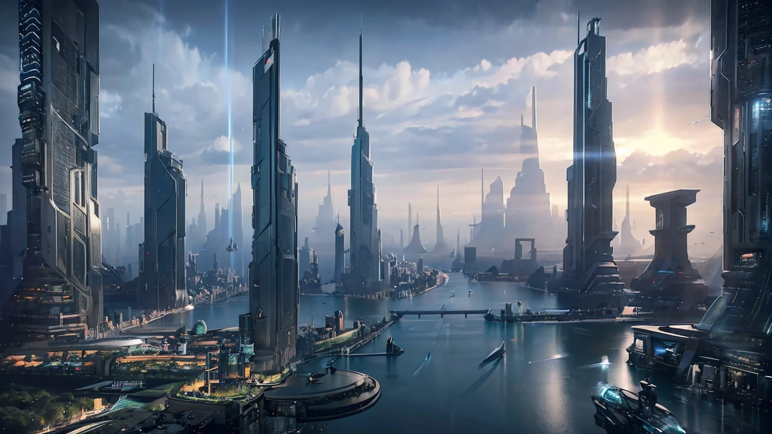(Best quality,4K,8K,A high resolution,Masterpiece:1.2),Ultra-detailed,(Realistic,Photorealistic,photo-realistic:1.37),Futuristic floating city,Futuristic technology,Huge urban high-tech tablet platform,Airship,Floating in the sky,Futuristic city,Small airships around,High-tech hemispherical platform,Colorful lights,Advanced architecture,modernn architecture,skyscrapper,Access the cloud,Scenic beauty,view over city,Impressive design,Blend seamlessly with nature,energetic and vibrant atmosphere,Futuristic transportation system,Parking is suspended,Transparent path,Lush greenery,Sky gardens,cascading waterfalls,Magnificent skyline,reflections on the water,Sparkling river,Architectural innovation,futuristic skyscrapers,Transparent dome,The shape of the building is unusual,Elevated walkway,Impressive skyline,Glowing lights,Futuristic technology,Minimalist design,Scenic spots,Panoramic view,Cloud Piercing Tower,Vibrant colors,epic sunrise,epic sunset,Dazzling light display,magical ambiance,The future city,Urban Utopia,LuxuryLifestyle,Innovative energy,sustainable development,Smart city technology,Advanced infrastructure,Tranquil atmosphere,Nature and technology live in harmony,Awesome cityscape,Unprecedented urban planning,Architecture connects seamlessly with nature,High-tech metropolis,A cutting-edge engineering marvel,The future of urban living,Visionary architectural concept,Energy-efficient buildings,Harmony with the environment,A city floating above the clouds,Utopian dreams become reality,The possibilities are endless,State-of-the-art transportation network,Green energy integration,Innovative materials,Impressive holographic display,Advanced communication system,Breathtaking aerial view,Quiet and peaceful environment,Modernist aesthetics,Ethereal beauty
