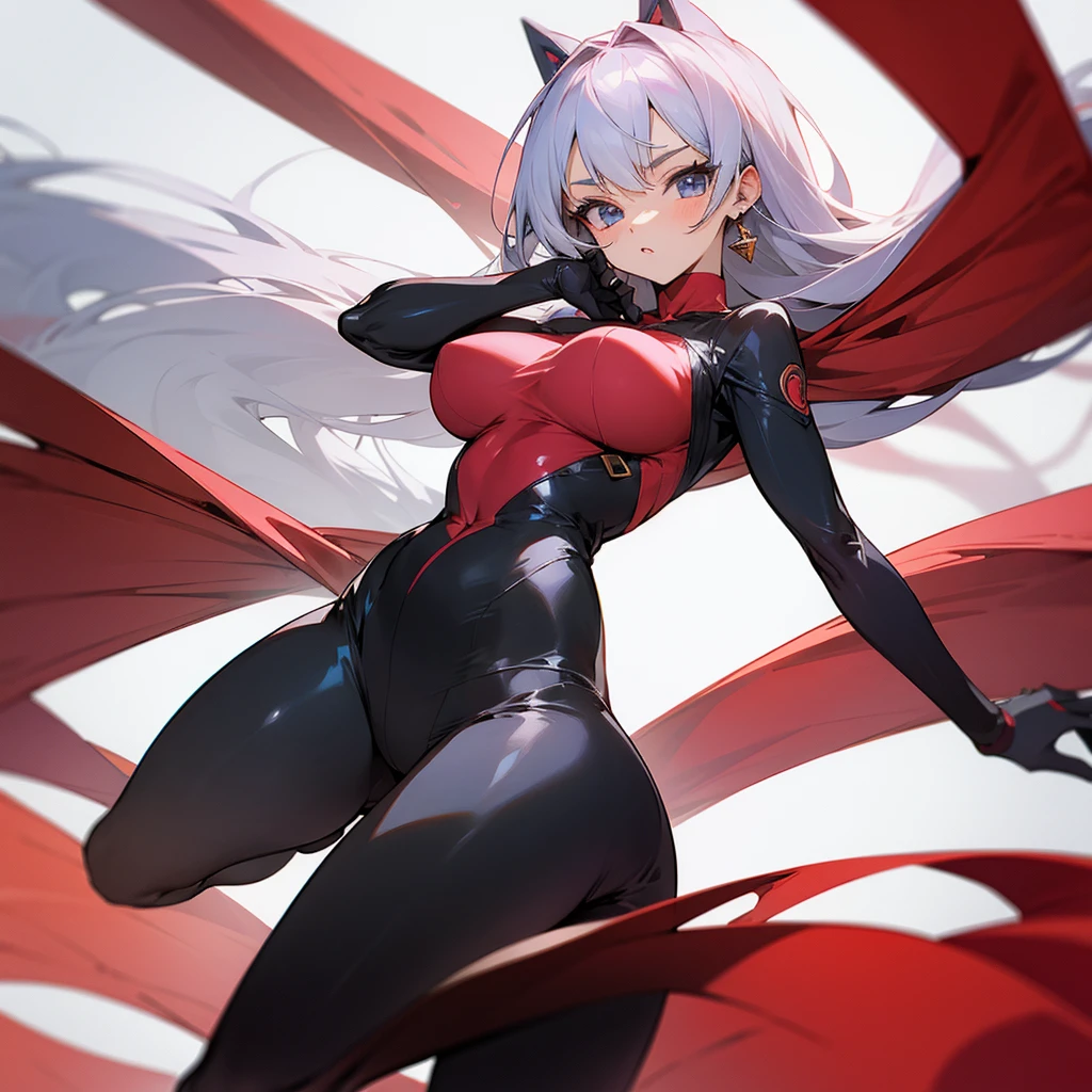 anime girl, tight clothes, pose: extravagant
