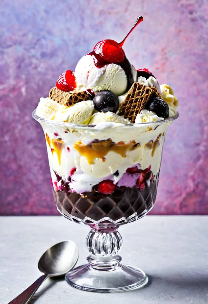 most delicious ice cream sundae in the world