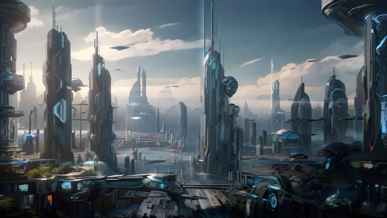 (Best quality,4K,8K,A high resolution,Masterpiece:1.2),Ultra-detailed,(Realistic,Photorealistic,photo-realistic:1.37),Futuristic floating city,Futuristic technology,Huge urban high-tech tablet platform,Airship,Floating in the sky,Futuristic city,Small airships around,High-tech hemispherical platform,Colorful lights,Advanced architecture,modernn architecture,skyscrapper,Access the cloud,Scenic beauty,view over city,Impressive design,Blend seamlessly with nature,energetic and vibrant atmosphere,Futuristic transportation system,Parking is suspended,Transparent path,Lush greenery,Sky gardens,cascading waterfalls,Magnificent skyline,reflections on the water,Sparkling river,Architectural innovation,futuristic skyscrapers,Transparent dome,The shape of the building is unusual,Elevated walkway,Impressive skyline,Glowing lights,Futuristic technology,Minimalist design,Scenic spots,Panoramic view,Cloud Piercing Tower,Vibrant colors,epic sunrise,epic sunset,Dazzling light display,magical ambiance,The future city,Urban Utopia,LuxuryLifestyle,Innovative energy,sustainable development,Smart city technology,Advanced infrastructure,Tranquil atmosphere,Nature and technology live in harmony,Awesome cityscape,Unprecedented urban planning,Architecture connects seamlessly with nature,High-tech metropolis,A cutting-edge engineering marvel,The future of urban living,Visionary architectural concept,Energy-efficient buildings,Harmony with the environment,A city floating above the clouds,Utopian dreams become reality,The possibilities are endless,State-of-the-art transportation network,Green energy integration,Innovative materials,Impressive holographic display,Advanced communication system,Breathtaking aerial view,Quiet and peaceful environment,Modernist aesthetics,Ethereal beauty