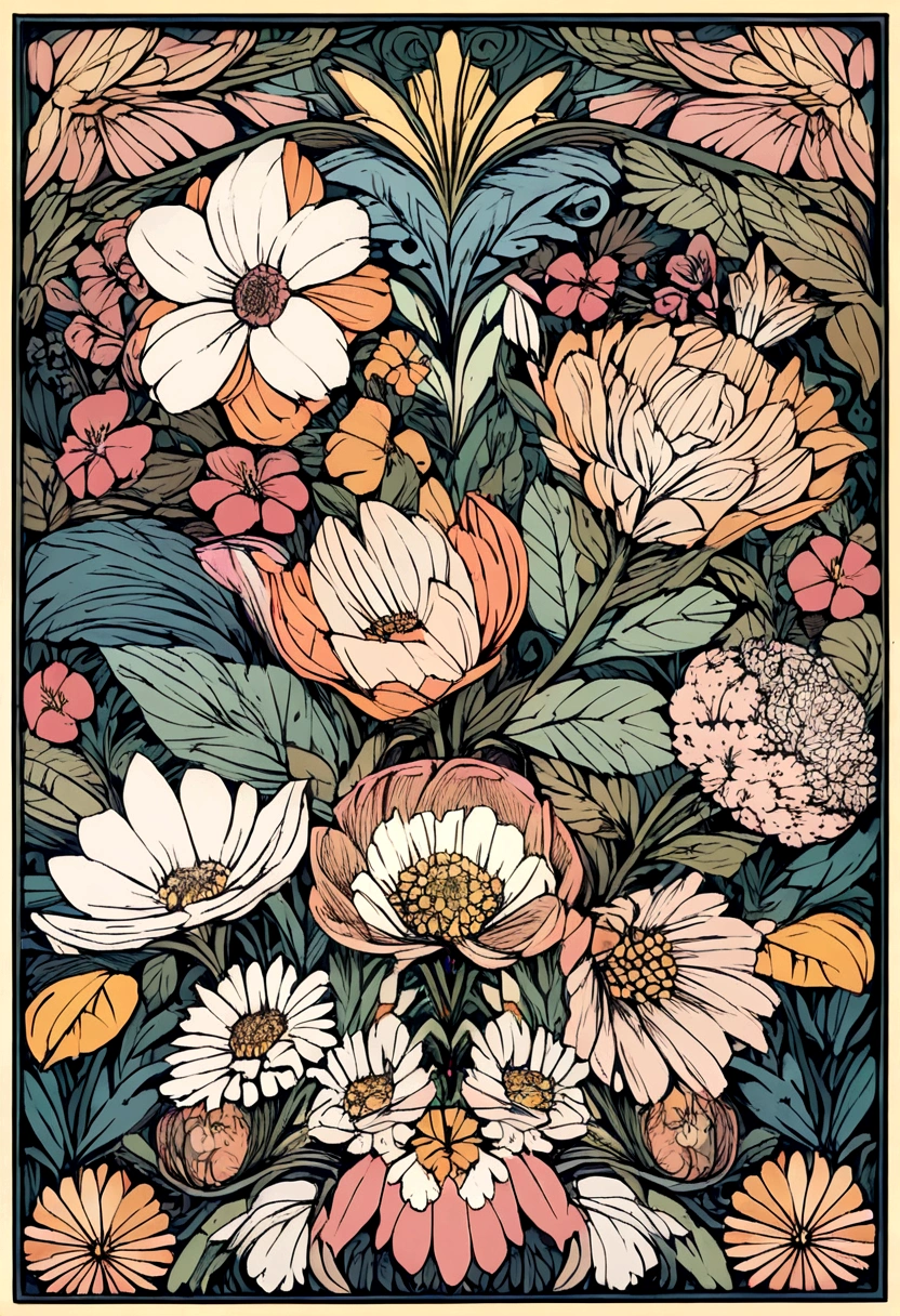 Create beautiful floral patterns to print on mugs
