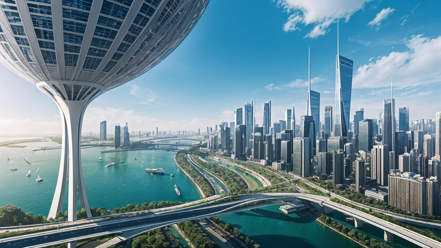 (Best quality,4K,8K,A high resolution,Masterpiece:1.2),Ultra-detailed,(Realistic,Photorealistic,photo-realistic:1.37),Futuristic floating city,Futuristic technology,Huge urban high-tech tablet platform,Airship,Floating in the sky,Futuristic city,Small airships around,High-tech hemispherical platform,Colorful lights,Advanced architecture,modernn architecture,skyscrapper,Access the cloud,Scenic beauty,view over city,Impressive design,Blend seamlessly with nature,energetic and vibrant atmosphere,Futuristic transportation system,Parking is suspended,Transparent path,Lush greenery,Sky gardens,cascading waterfalls,Magnificent skyline,reflections on the water,Sparkling river,Architectural innovation,futuristic skyscrapers,Transparent dome,The shape of the building is unusual,Elevated walkway,Impressive skyline,Glowing lights,Futuristic technology,Minimalist design,Scenic spots,Panoramic view,Cloud Piercing Tower,Vibrant colors,epic sunrise,epic sunset,Dazzling light display,magical ambiance,The future city,Urban Utopia,LuxuryLifestyle,Innovative energy,sustainable development,Smart city technology,Advanced infrastructure,Tranquil atmosphere,Nature and technology live in harmony,Awesome cityscape,Unprecedented urban planning,Architecture connects seamlessly with nature,High-tech metropolis,A cutting-edge engineering marvel,The future of urban living,Visionary architectural concept,Energy-efficient buildings,Harmony with the environment,A city floating above the clouds,Utopian dreams become reality,The possibilities are endless,State-of-the-art transportation network,Green energy integration,Innovative materials,Impressive holographic display,Advanced communication system,Breathtaking aerial view,Quiet and peaceful environment,Modernist aesthetics,Ethereal beauty