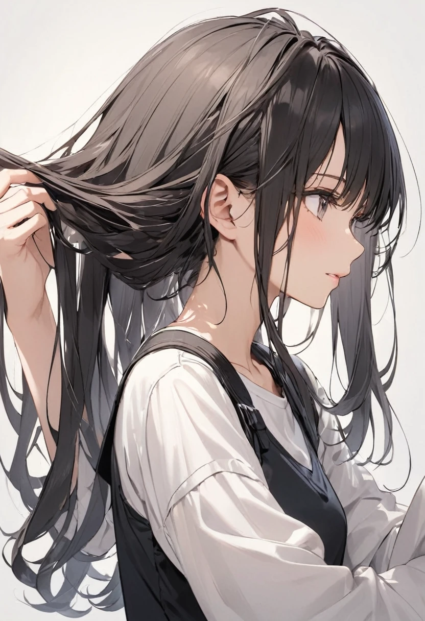 Fill with hair
