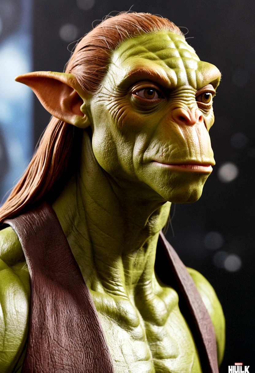 Jar Jar Binks as the Hulk