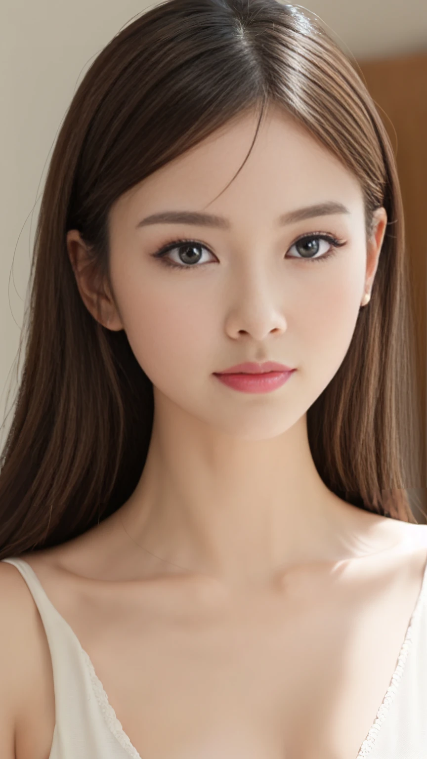 16K、Photorealistic、Highest quality、masterpiece、Ultra-high resolution、RAW Photos、Realistic、Bright lighting、Face Light、Smooth Professional Lighting、looking at the camera、alone、Adult female、Beautiful woman、so beautiful、Realistic skin texture、Glowing Skin、Moisturized Skin、Realistic eye and facial details、Perfect Style、Model Body Type、Beautiful Eyes、Big eyes、Inconspicuous tear bags、slim、Medium sized big breasty nails aren&#39;t long、Very short hair、Black Hair、black eye、seems to be happy、Beautiful hip line、(((ビジネスsuit)))、(((office)))、(((suit)))、White dress shirt、Black jacket、