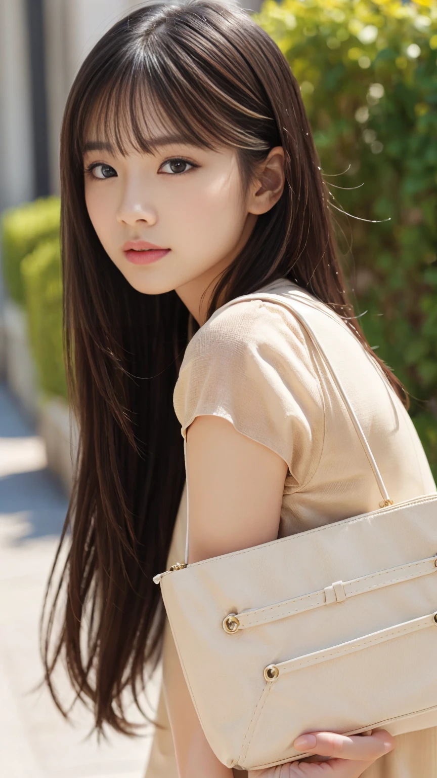 16K、Photorealistic、Highest quality、masterpiece、Ultra-high resolution、RAW Photos、Realistic、Bright lighting、Face Light、Smooth Professional Lighting、looking at the camera、alone、Adult female、Beautiful woman、so beautiful、Realistic skin texture、Glowing Skin、Moisturized Skin、Realistic eye and facial details、Perfect Style、Model Body Type、Beautiful Eyes、Big eyes、Inconspicuous tear bags、slim、Medium sized big breasty nails aren&#39;t long、Very short hair、Black Hair、black eye、seems to be happy、Beautiful hip line、(((ビジネスsuit)))、(((office)))、(((suit)))、White dress shirt、Black jacket、