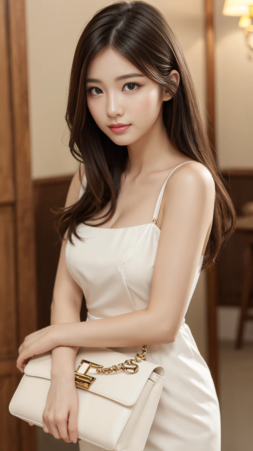 16K、Photorealistic、Highest quality、masterpiece、Ultra-high resolution、RAW Photos、Realistic、Bright lighting、Face Light、Smooth Professional Lighting、looking at the camera、alone、Adult female、Beautiful woman、so beautiful、Realistic skin texture、Glowing Skin、Moisturized Skin、Realistic eye and facial details、Perfect Style、Model Body Type、Beautiful Eyes、Big eyes、Inconspicuous tear bags、slim、Medium sized big breasty nails aren&#39;t long、Very short hair、Black Hair、black eye、seems to be happy、Beautiful hip line、(((ビジネスsuit)))、(((office)))、(((suit)))、White dress shirt、Black jacket、