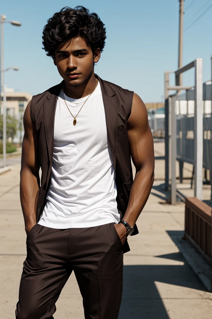 anime brown skin boy