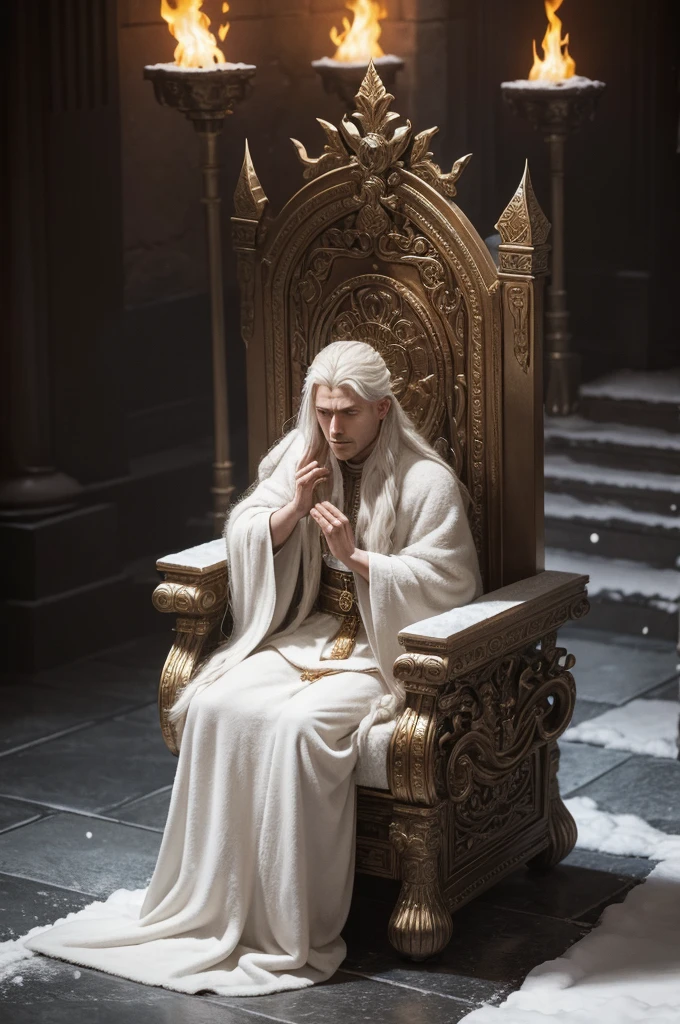 I beheld till the thrones were cast down, and the Ancient of days did sit, whose garment was white as snow, and the hair of his head like the pure wool: his throne was like the fiery flame, and his wheels as burning fire.