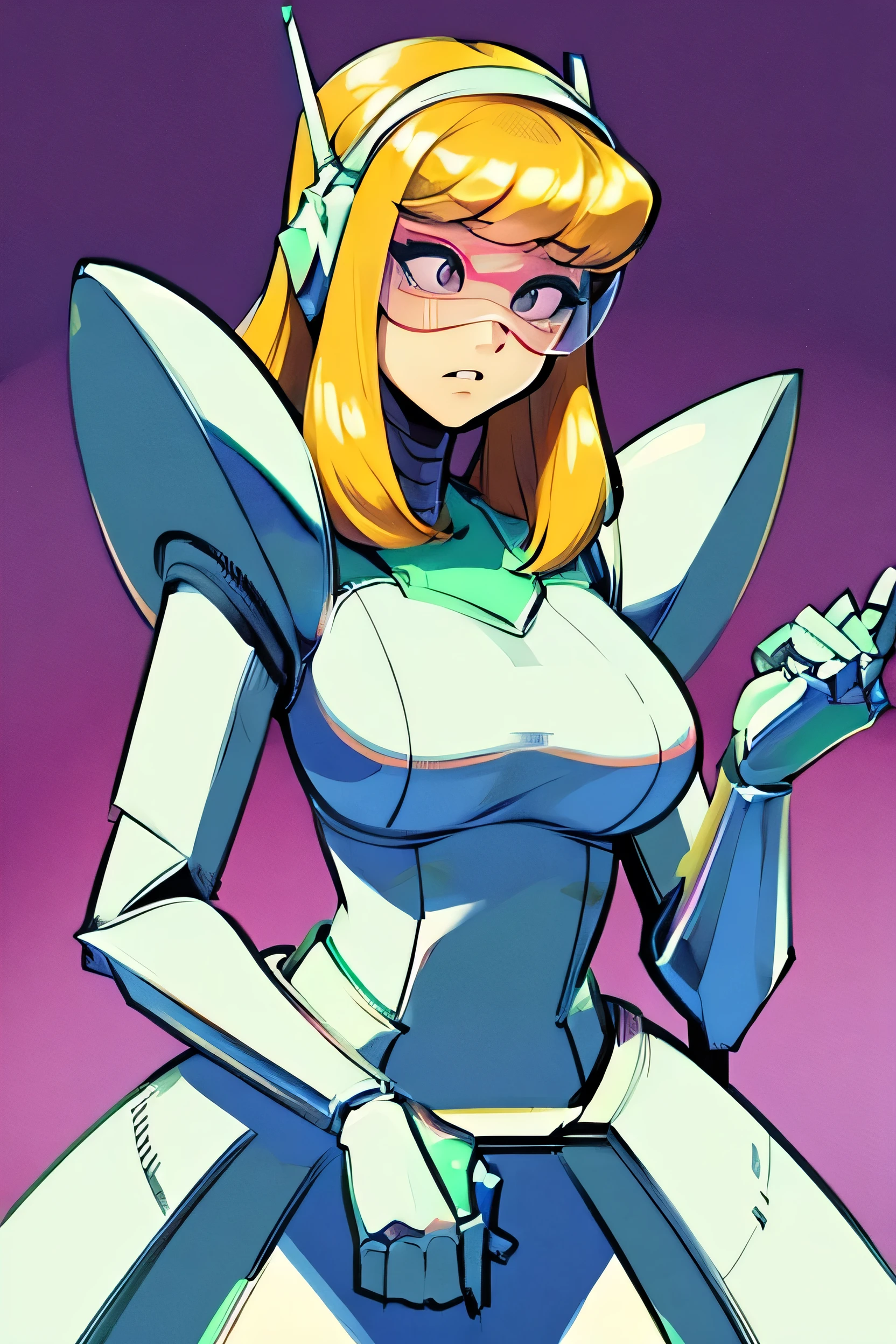 empty eyes,Robotized woman,robot transformation ,big breast,robot joint