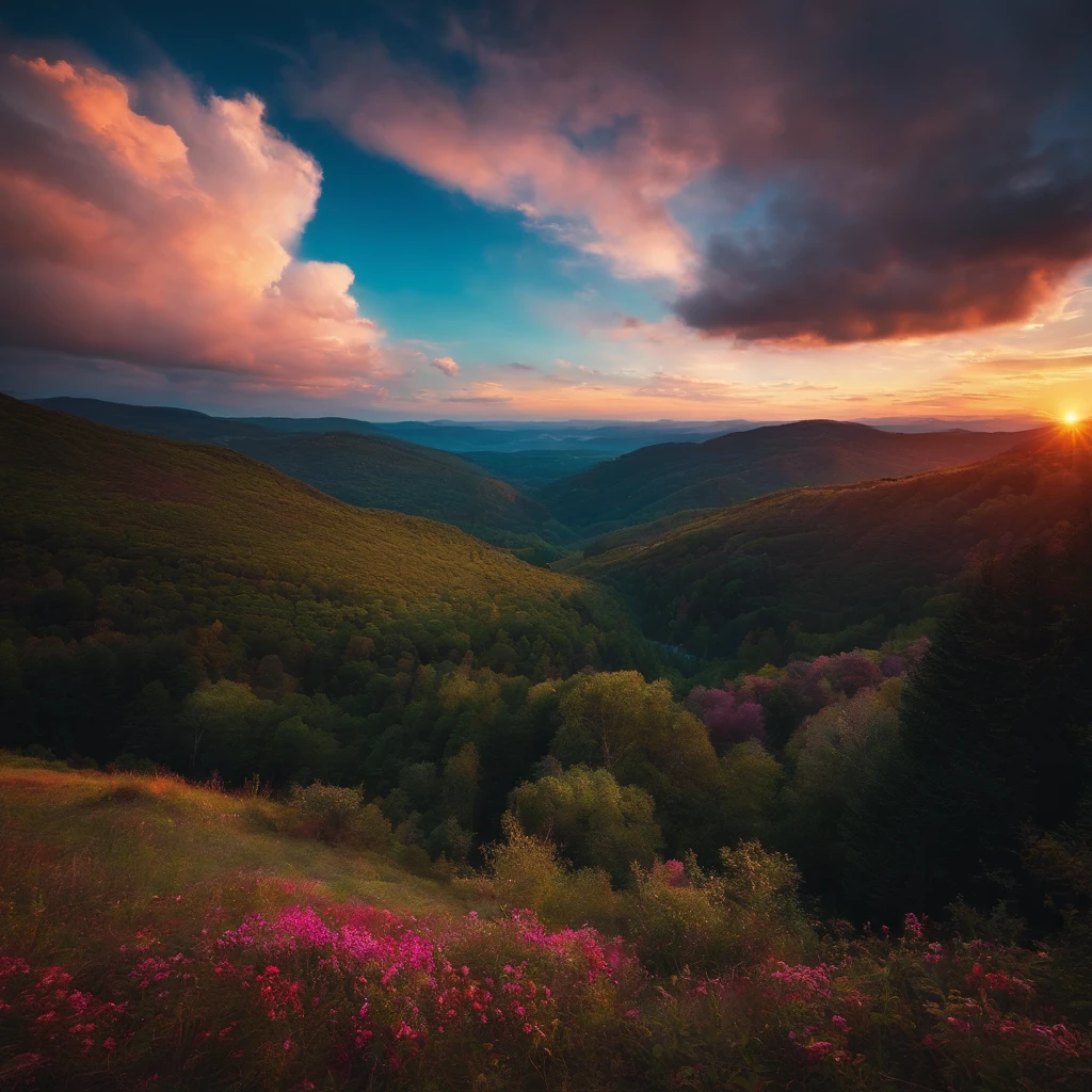 A beautiful with romantic Sky with moveing effect