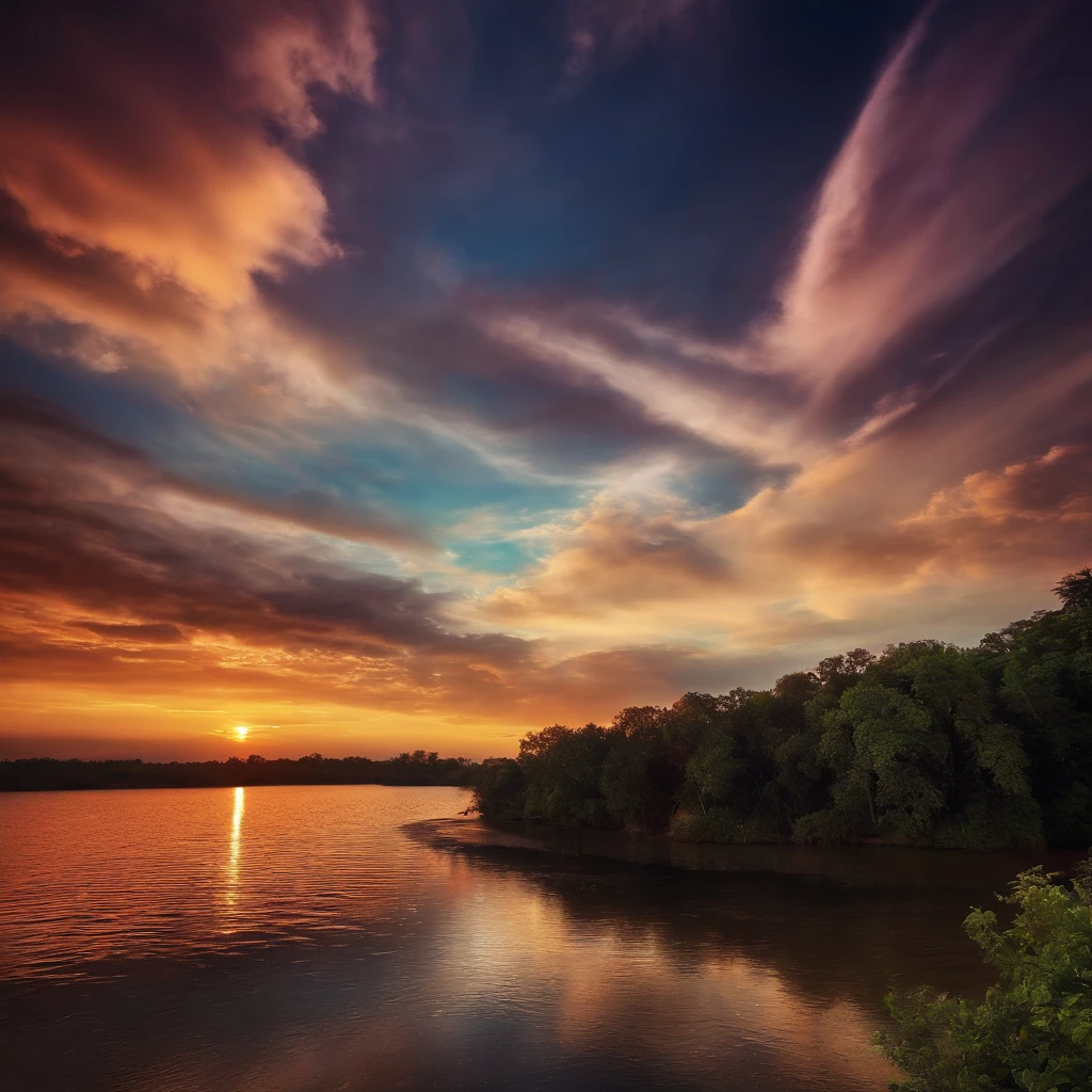 A beautiful with romantic Sky with moveing effect