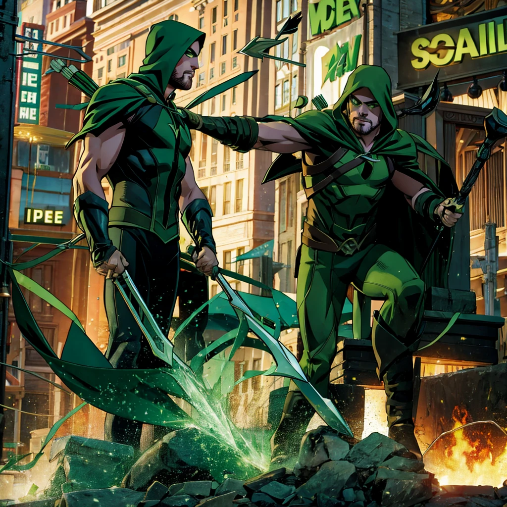 Stephen amell as green arrow