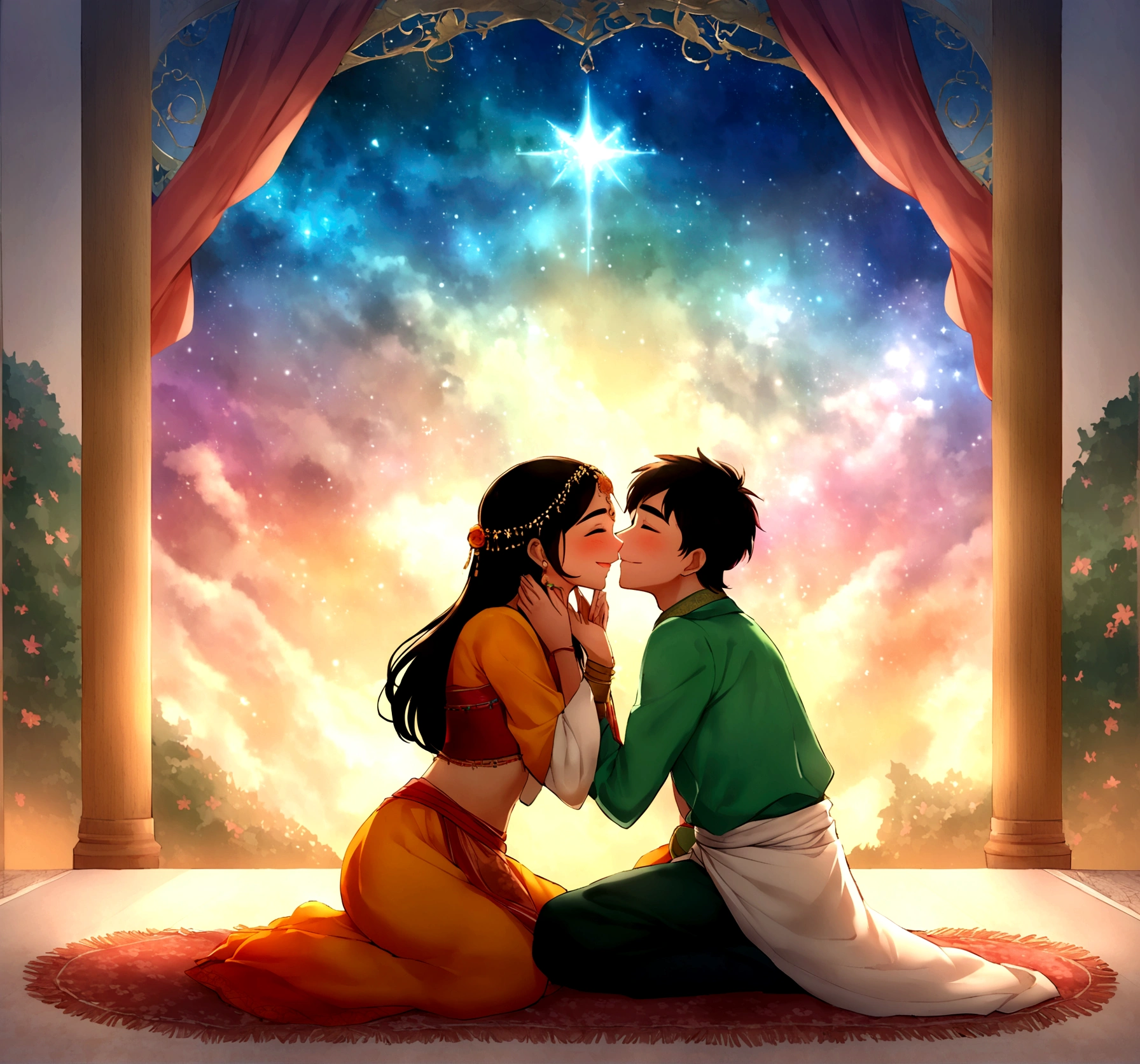 And so, Raju and Seema’s romantic tale spread among the villagers. Their love led them to share many significant moments and embark on a life together.