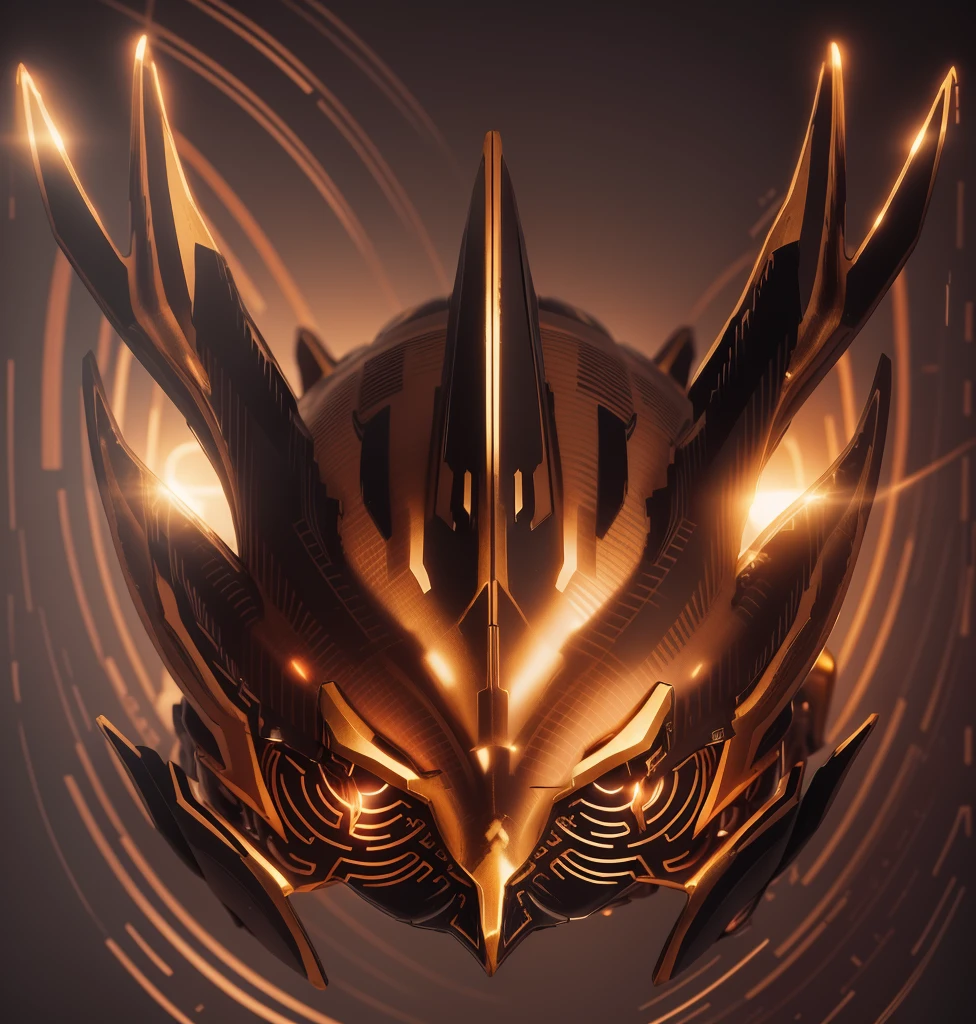 Change to red as the main color，Some golden lines appeared，Turn all black areas into gold
