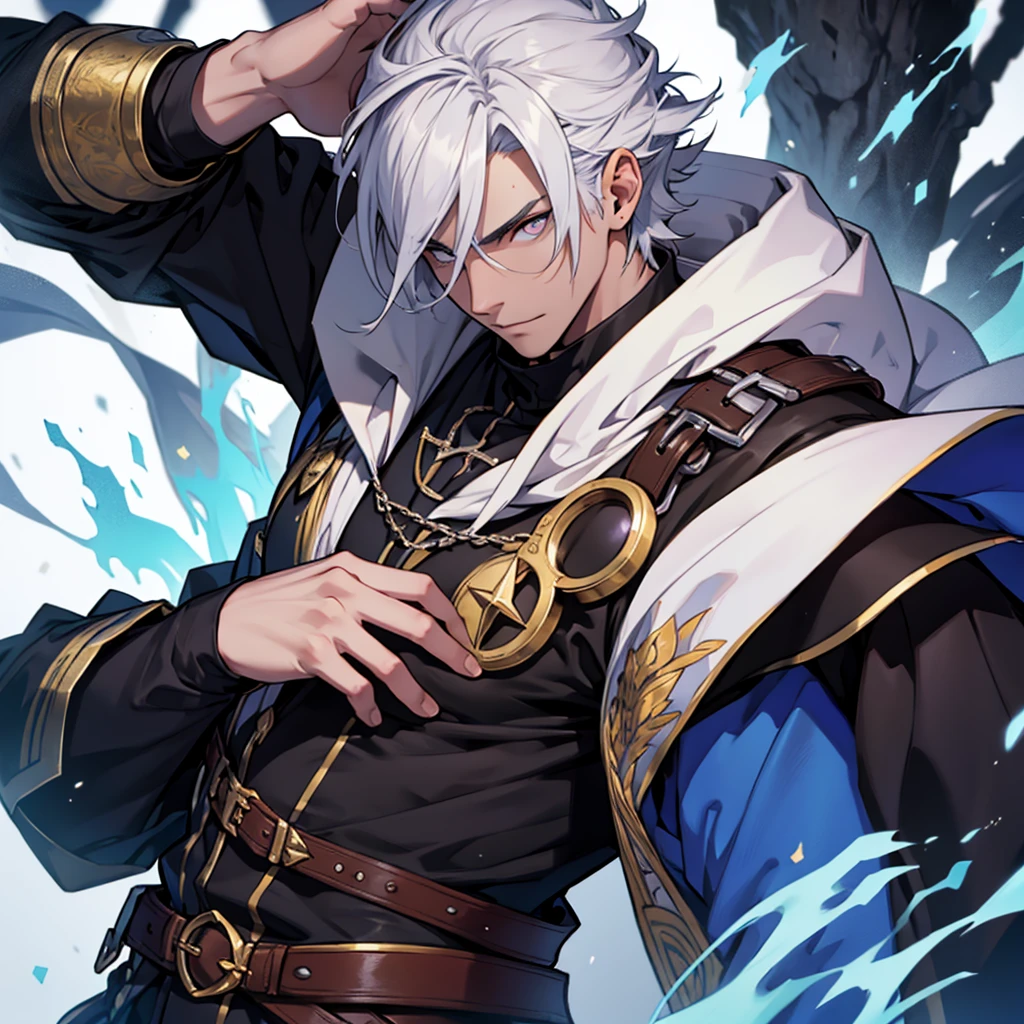 Male, alchemist, white eyes