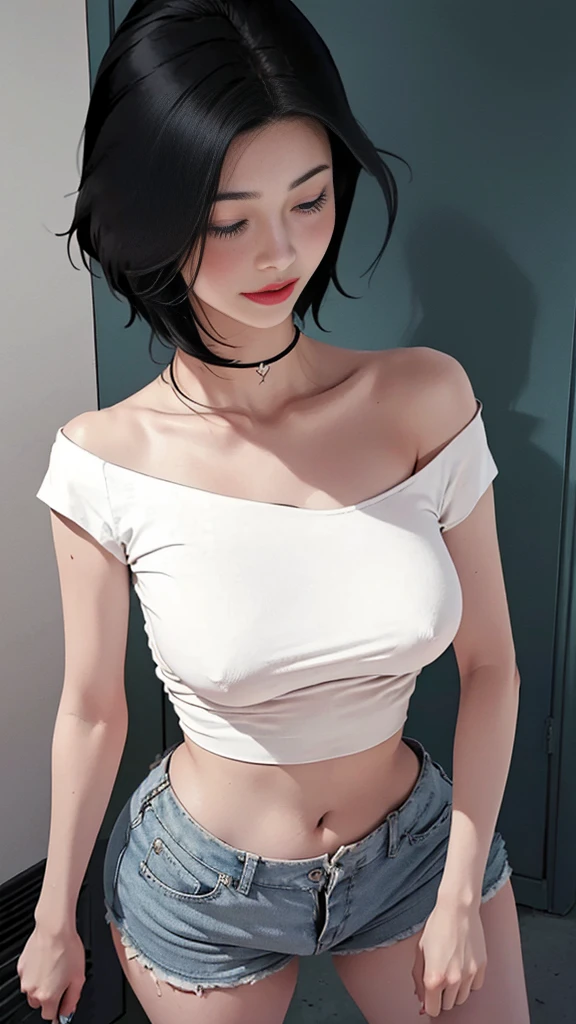[GENERATED BY 7th anime XL-Pony A:100]
(score_9,score_8_up,score_7_up,score_6_up),masterpiece,best quality, source anime,

rating_explicit,
ukkripony,
1girl, 1man, hetero,(close-up face:1.3), bukkake, after sex, penis, cum string, cum on face, cum on tongue, handjob, pov

, , small breasts, blunt bangs, bowl cut, hime cut, (short hair:1.2), (black hair:1.2), blue eyes, (tsurime:1.3), navel piercing, ear piercing,
grin, smile, blush, half-closed eyes, sweat, heavy breathing, saliva, (tongue out:1.2), (tongue piercing:1.2), open mouth, one eye closed

BREAK
punk fashion, (off shoulder t-shirt:1.2),(white t-shirt:1.2), short sleeves,
crop top, collarbone, heart choker, strapless, navel, midriff,

BREAK public toilet, indoors, floor