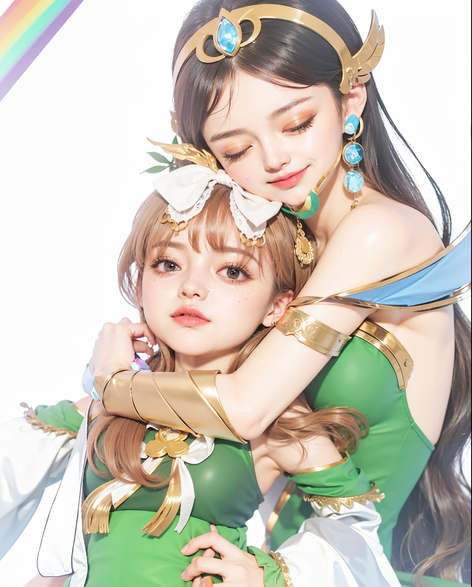 a close up of a girl or woman (K-Pop idol), detailed hair , big booobs ,  shadowbringers cinematic, 4 k detail fantasy, a beautiful fantasy empress, game cg, xianxia fantasy, xianxia hero, 2. 5 d cgi anime fantasy artwork, cinematic goddess close shot, ruan jia and artgerm, wow 4 k detail fantasy, hyper-detailed fantasy character, high definition, hyper- detailed,perfect, fantastic, detailed facial and body skin texture, detail vagina (pussy), detail eyes, detailed everything.