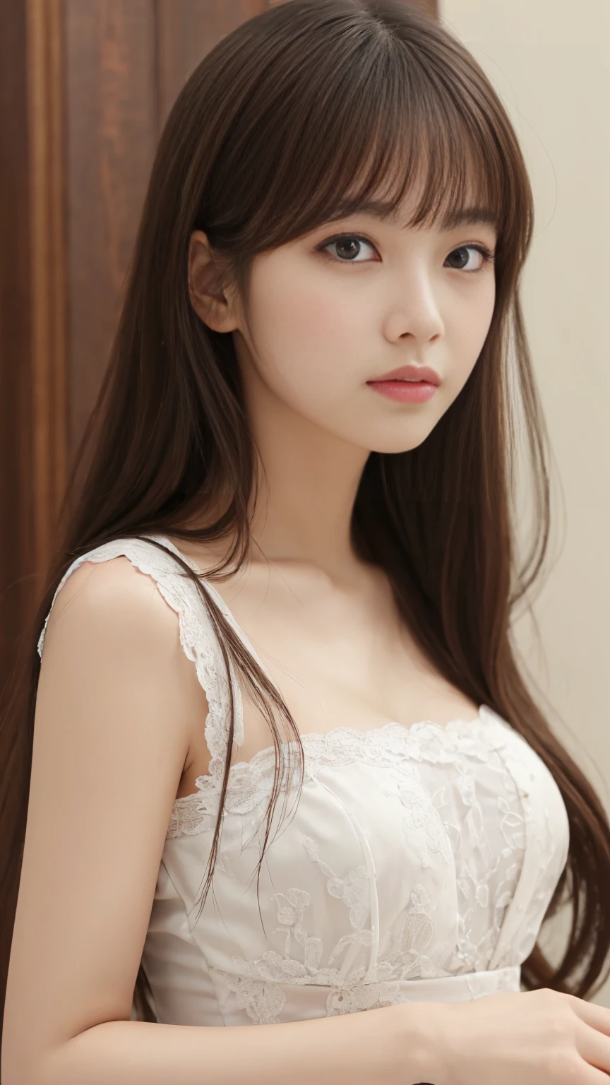 16K、Photorealistic、Highest quality、masterpiece、Ultra-high resolution、RAW Photos、Realistic、Bright lighting、Face Light、Smooth Professional Lighting、looking at the camera、alone、Adult female、Beautiful woman、so beautiful、Realistic skin texture、Glowing Skin、Moisturized Skin、Realistic eye and facial details、Perfect Style、Model Body Type、Beautiful Eyes、Big eyes、Inconspicuous tear bags、slim、Medium sized big breasty nails aren't long、Very short hair、Black Hair、black eye、seems to be happy、Beautiful hip line、(((ビジネスsuit)))、(((office)))、(((suit)))、White dress shirt、Black jacket、