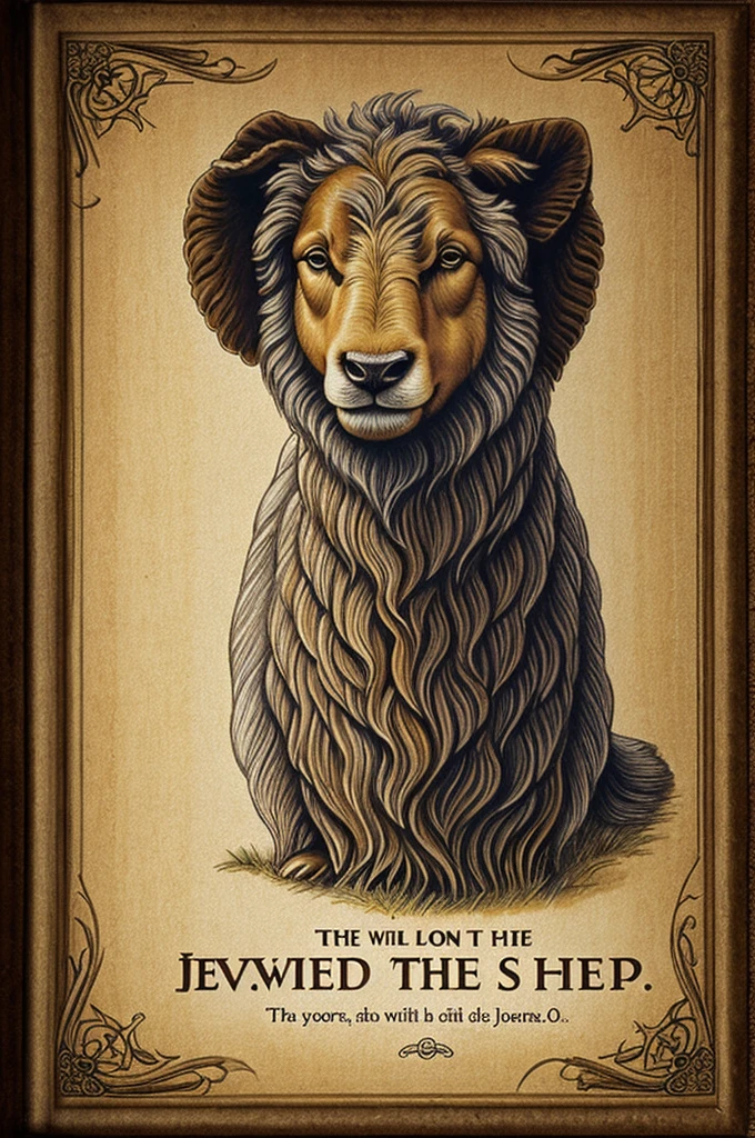 Draw the biblical text Jehovah is my shepherd I will lack nothing