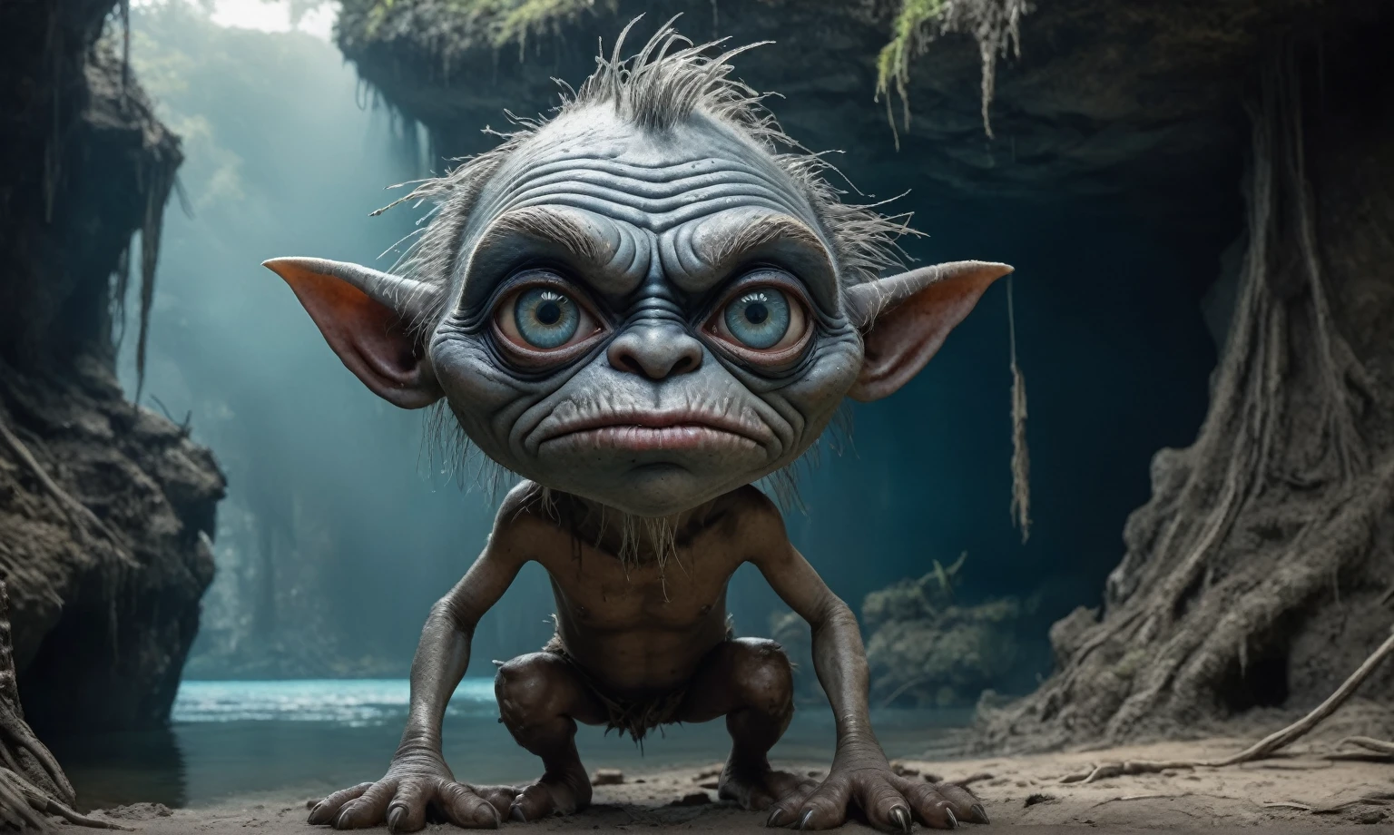 full body length shot, glasses, fanart, special doodle, [ realistic photo ]!!, [ [ hyperrealistic ] ],  very smart, beautiful image, in childhood memory, beautiful,eyes extremely detailed,intricate details eyes,eyes extremely detailed, high detailed eyes,16k resolution, eyes anatomically correct,Ultra HD,HDR,hyper realism, hyper detailed,extremely Realism,Ultra Detailed,body logically correct,Extremely detailed,High contrast,Masterpiece,Realism,Ultra Detailed, intricate details,realistic humid leather, cinematic style,irina yermolova,high contrast,hdr,extremely detailed, ,intricate details,faded,eyes extremely detailed,Silverclaw,view from height,full-body-shot,,eyes extremely detailed, high detailed eyes,16k resolution,RAW, Nikon Z9,chinese orc's village of fishers on seaside,authentic,full body length,Labradorite native italian troll ,pretty face,eyebrow up,full body shot,ominous landscape,glate gray atmosphere,by art Simon Stalenhag,Nicola Samori,(((Wangechi Mutu))),prime colors,urban,extremely detailed,masterpiece,intricate details,faded,eyes extremely detailed, high detailed eyes,4k resolution,RAW, Nikon Z9,MIk Kil Cenote of Yucatan of Mexico