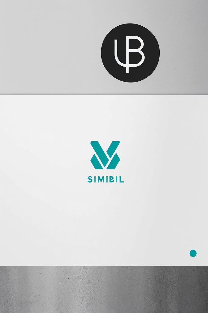 A logo,Style tends to be technological,minimalism,Content is a variation of the word "SIMBOL",Not too many other elements are needed,Highlight the word simbol