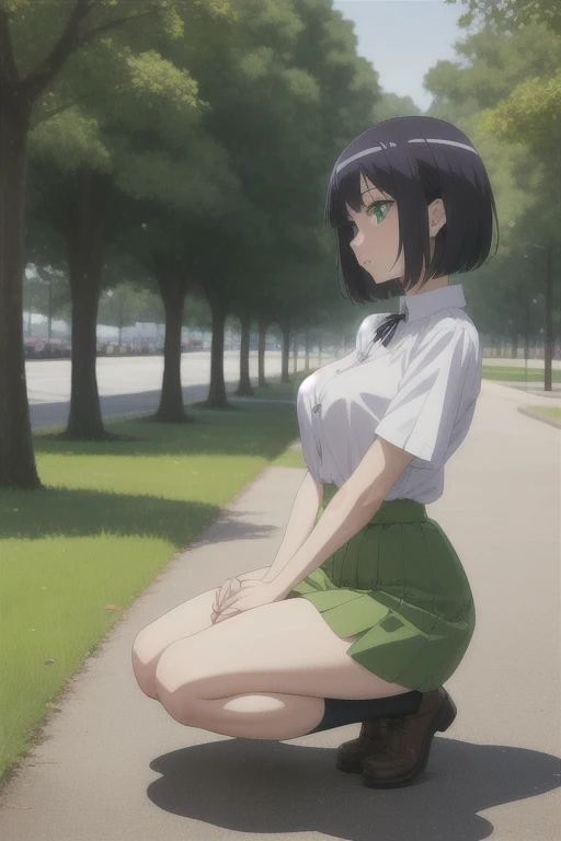 obra maestra, absurdos, (detalles intrincados), (colorido), cinematography lighting, fondo de pantalla CG 8k extremadamente detallado, hinata \ (boruto \), 1girl, solo, purple hoodie, from the rear, mangas en capas, backward facing, mirando al espectador, sonrisa, al aire libre, campo de flores de lavanda, flor, tag, cielo nublado, viento, cabello flotante, falling petals, sexy, erotica, insitante, cuerpo sexy, nalgas perfectas,