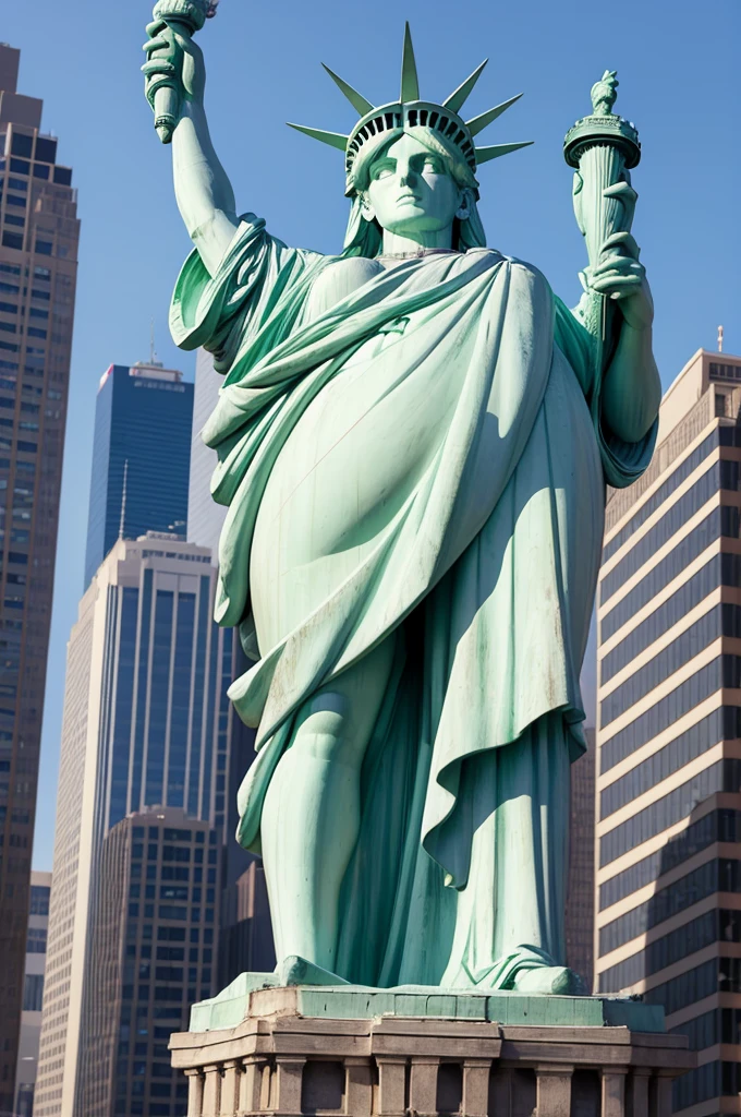 Statue of Liberty gigant ass 