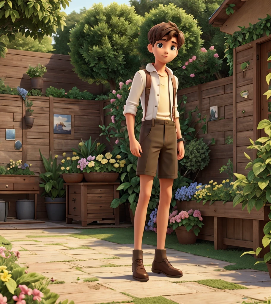 That to boys in garden