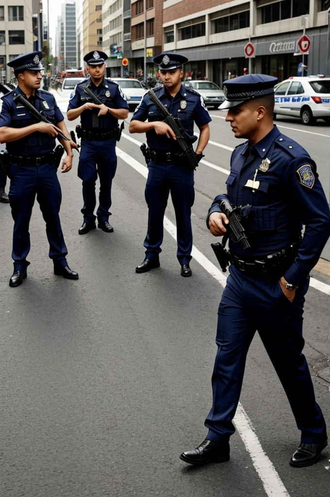 Police scaring people