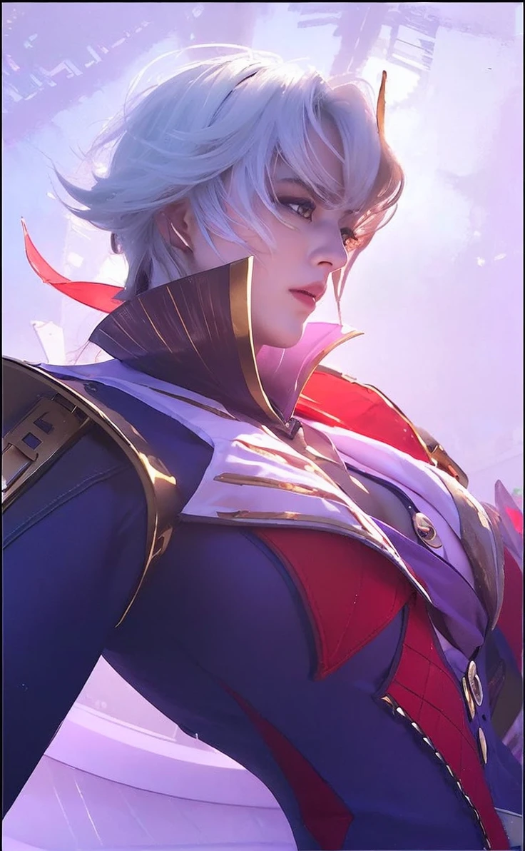((Best Quality, 8K, Masterpiece: 1.3)), Sharp: 1.2, Perfect Body handsome: 1.4, Slim Abs: 1.2, ((Layered Hairstyle, Big Breasts: 1.2)), (Wet White Button Long Shirt: 1.1), (Rain, Street: 1.2), Wet: 1.5, Highly detailed face and skin texture, detailed eyes, double eyelids, side face looking at the camera