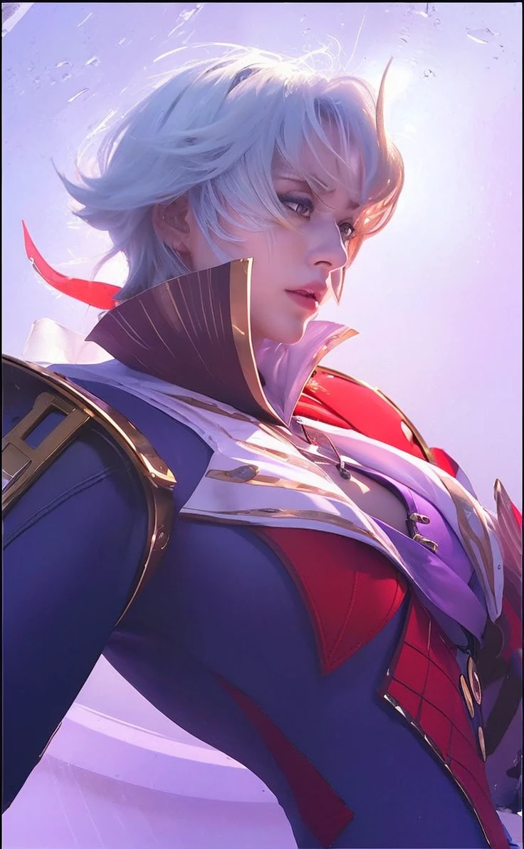 ((Best Quality, 8K, Masterpiece: 1.3)), Sharp: 1.2, Perfect Body handsome: 1.4, Slim Abs: 1.2, ((Layered Hairstyle, Big Breasts: 1.2)), (Wet White Button Long Shirt: 1.1), (Rain, Street: 1.2), Wet: 1.5, Highly detailed face and skin texture, detailed eyes, double eyelids, side face looking at the camera