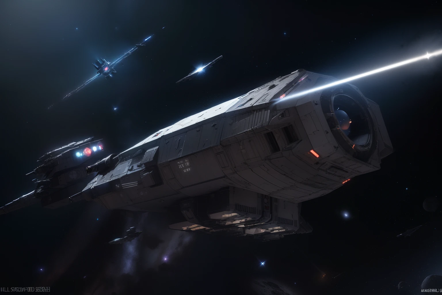 ((Epic Space War Masterpiece)), ((High-Resolution Galactic Conflict)), ((hyper-realistic Starfleet Battles)), (detailed Spacecraft Destructions), (Photorealistic:2.0), Spacemen in combat suits, (futuristic), (alien species), (advanced weapons), (energy shields), (laser blasts), (planetary ground assaults), (space-drifting debris), (cosmic backdrop), (Neon-lit starships), (holographic interface), (high-tech control consoles), (ai-driven starfighters), (stellar explosions), (dark matter effects), (warp speed