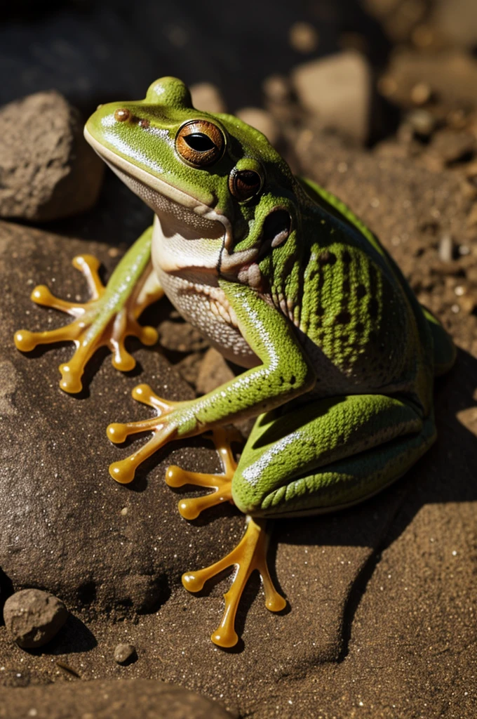Photo of the frog with its organs visible