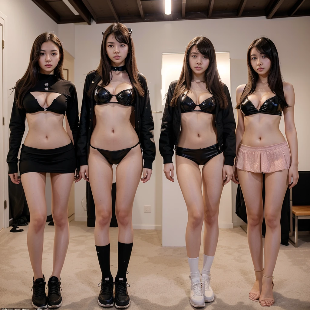 
Generates a photo of two girls, one waifu and one e-girl, both dressed in a sexy way in full body
You can put them together in the same room or in two rooms.

make sure it doesn't look like AI and its eyes look real
