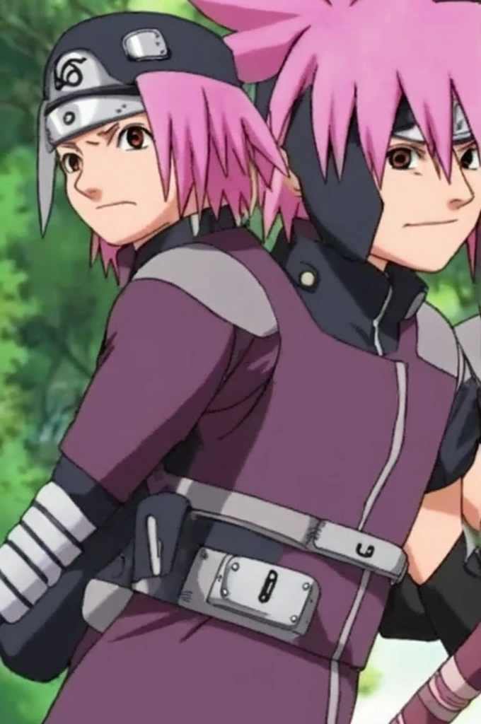 (((Sakura Haruno))),(((Wearing police clothes)))