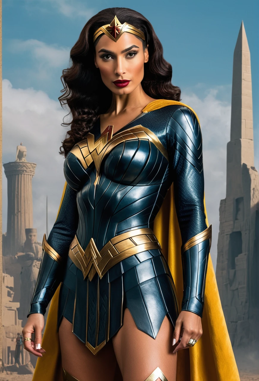 Nefertiti as wonder woman 