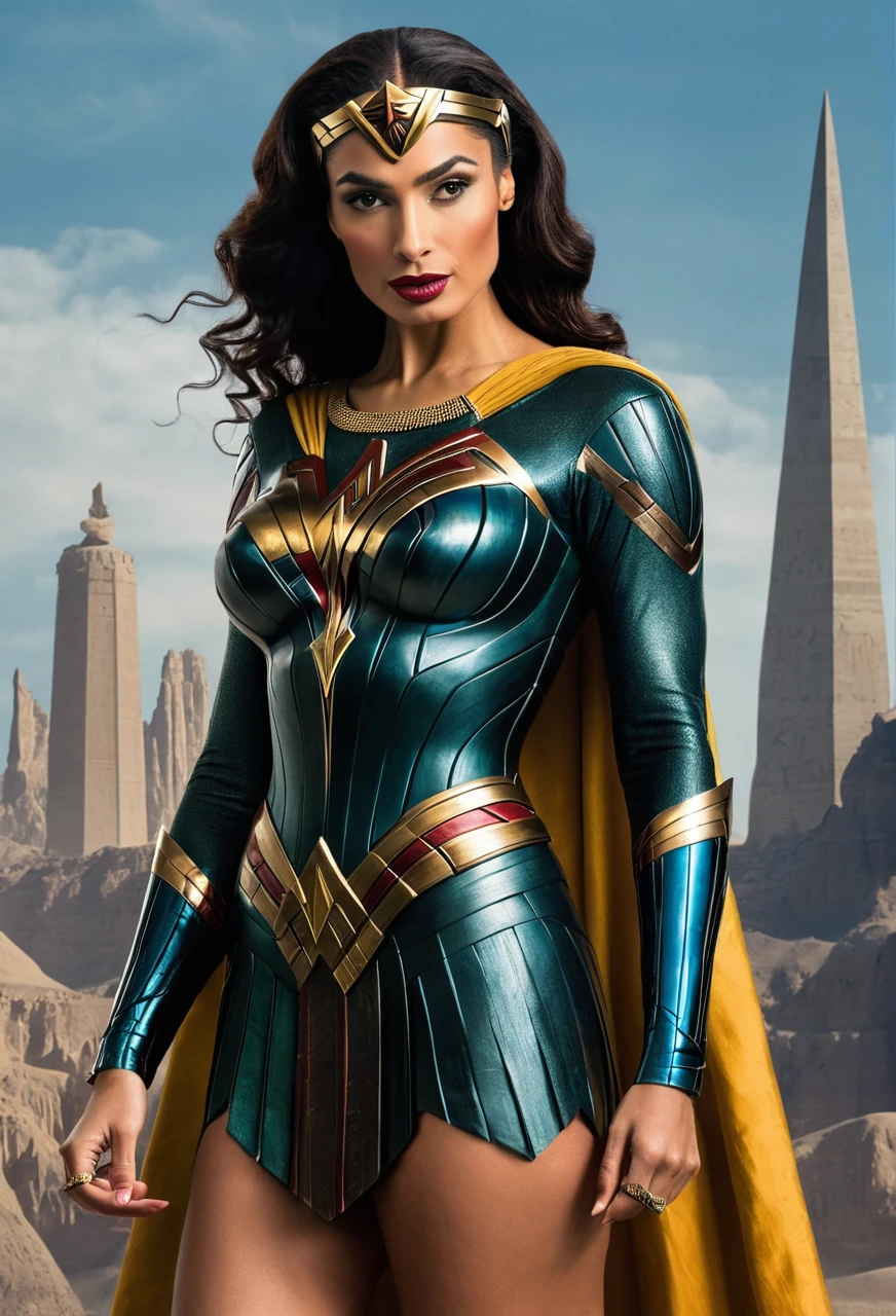 Nefertiti as wonder woman 