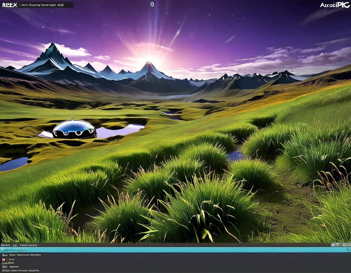 Create a dreamlike, surreal 8K image that transforms the Plex user interface into a fantastical landscape. Incorporate iconic characters from different shows and movies wandering through this imaginative dreamscape.

