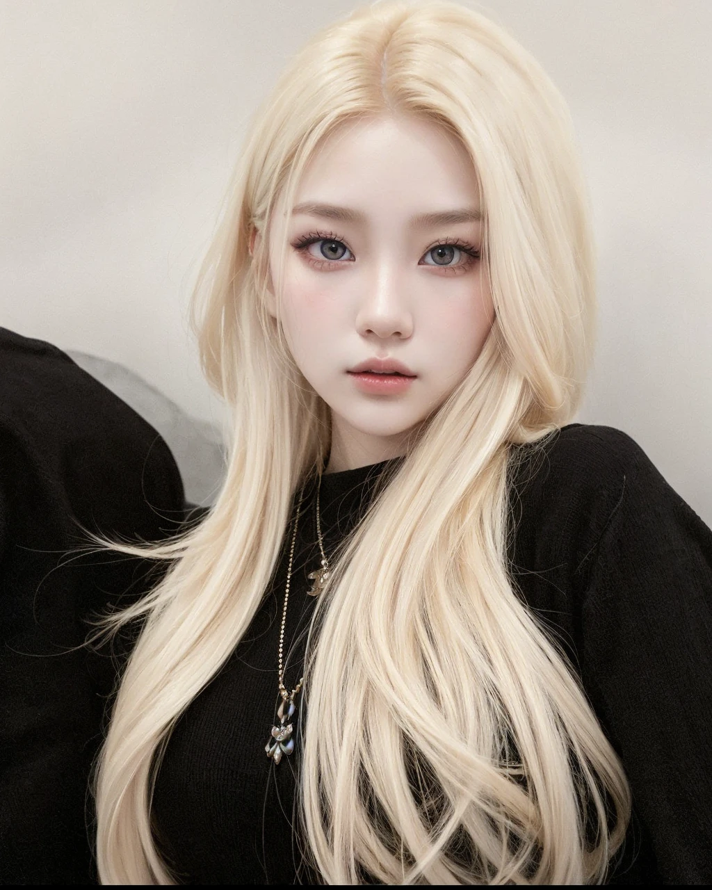 a beautiful korean girl with long red hair, detailed facial features, detailed eyes and lips, elegant female portrait, cinematic lighting, dramatic mood, vibrant colors, high quality, intricate details, photorealistic, digital art