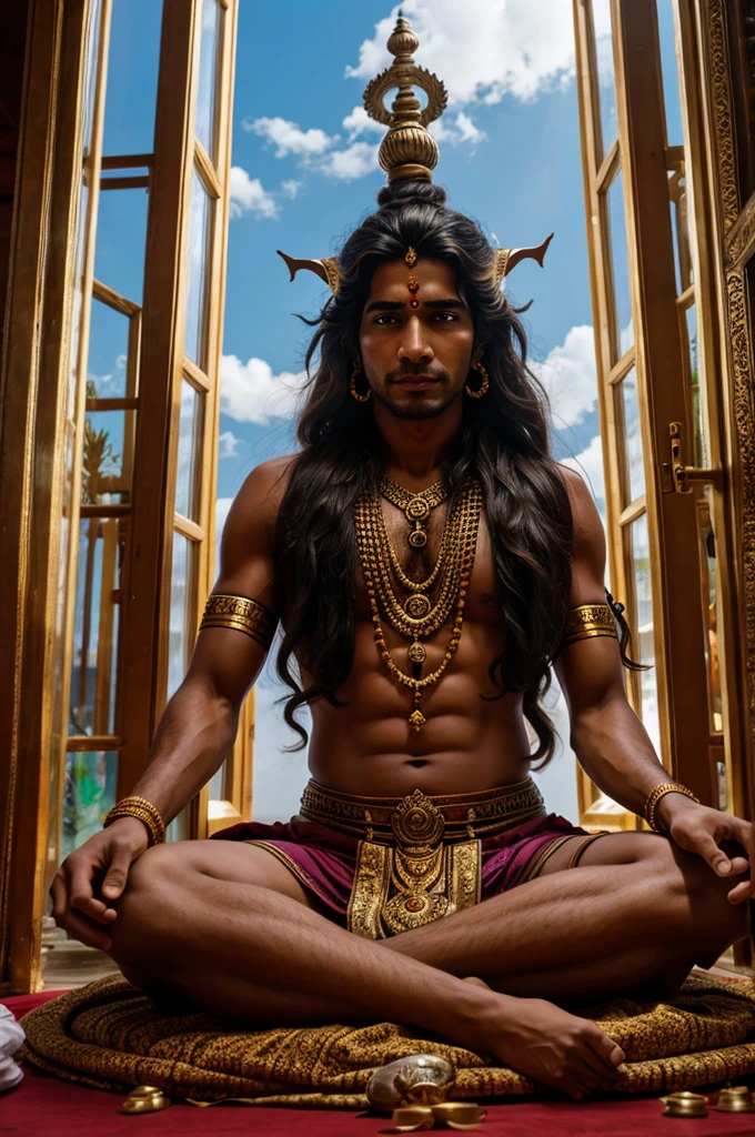 Lord Shiva helping the devotees