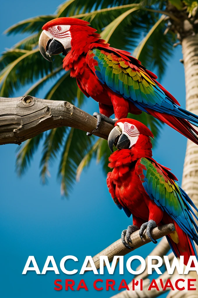 Scarlet Macaw Travel Agency Logo