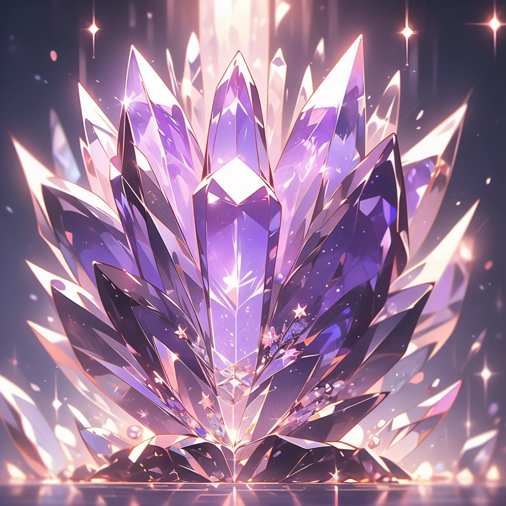 a close up of a crystal with a purple light in the background, a macro photograph by Anna Haifisch, trending on pexels, crystal cubism, glowing crystals, beautiful crystals, colorful crystals, crystals, crystalized, magical crystals, crystals enlight the scene, crystal material, glowing crystal on a rock, dimly glowing crystals, made of crystals
