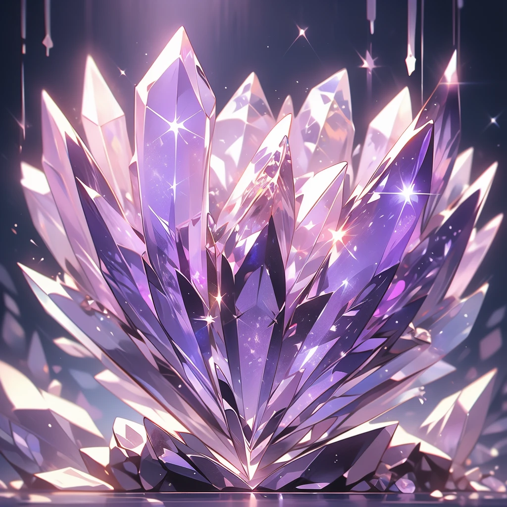 a close up of a crystal with a purple light in the background, a macro photograph by Anna Haifisch, trending on pexels, crystal cubism, glowing crystals, beautiful crystals, colorful crystals, crystals, crystalized, magical crystals, crystals enlight the scene, crystal material, glowing crystal on a rock, dimly glowing crystals, made of crystals
