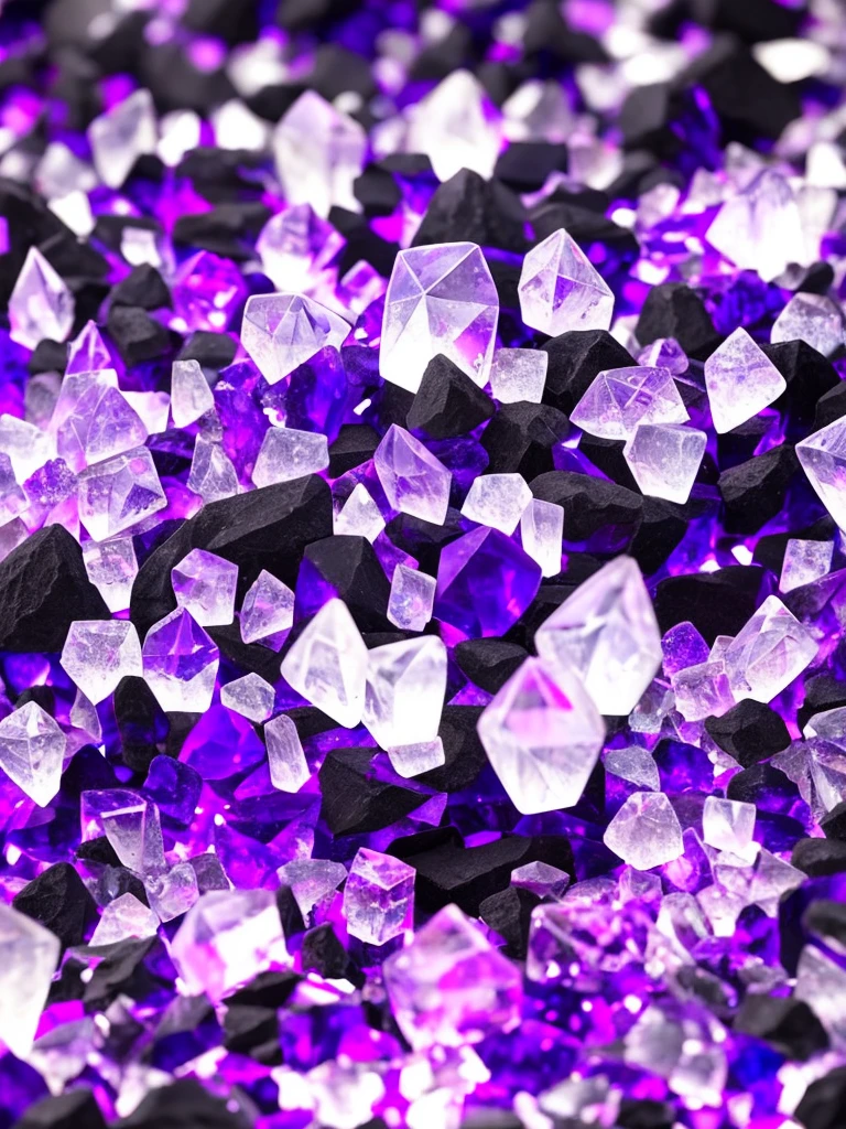 a close up of a crystal with a purple light in the background, glowing crystals, beautiful crystals, colorful crystals, crystals, crystalized, magical crystals, crystals enlight the scene, crystal material, glowing crystal on a rock, dimly glowing crystals, made of crystals, crystal color, iridescent crystals, colourful 3 d crystals, crystallized, neon rainbow quartz