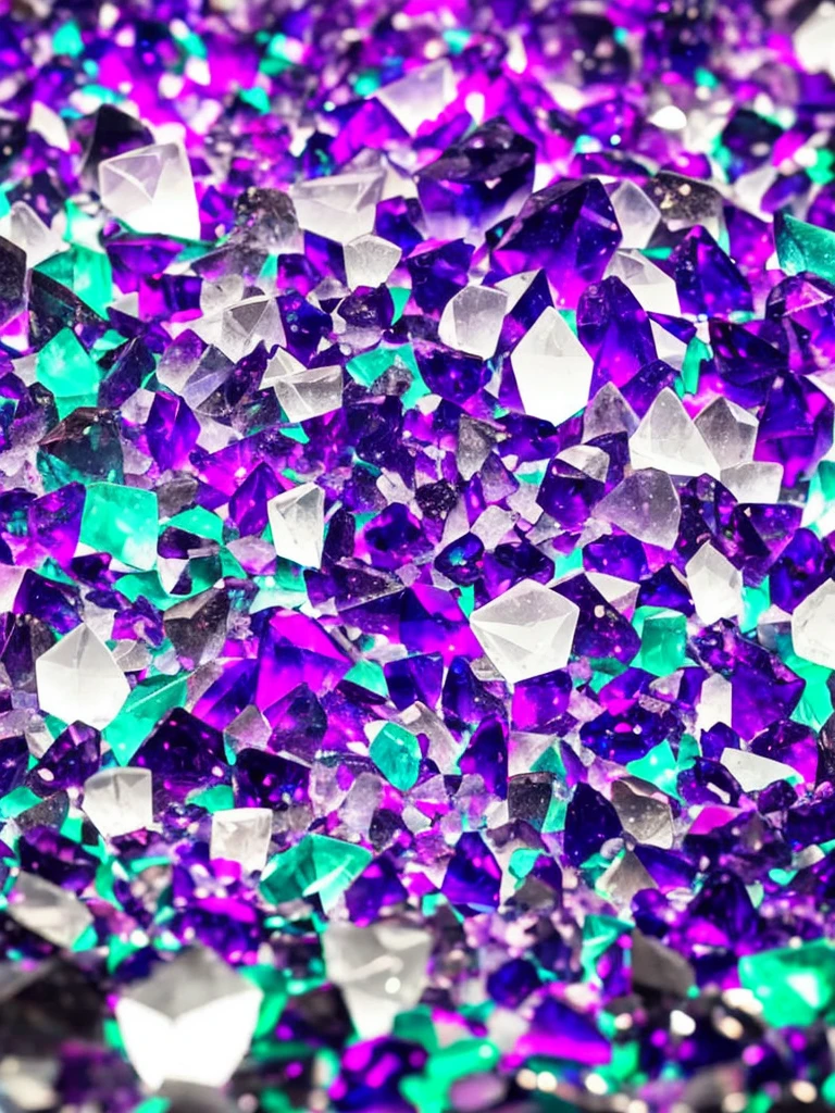 a close up of a crystal with a purple light in the background, glowing crystals, beautiful crystals, colorful crystals, crystals, crystalized, magical crystals, crystals enlight the scene, crystal material, glowing crystal on a rock, dimly glowing crystals, made of crystals, crystal color, iridescent crystals, colourful 3 d crystals, crystallized, neon rainbow quartz