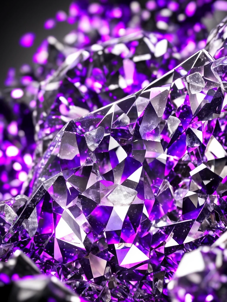 a close up of a crystal with a purple light in the background, glowing crystals, beautiful crystals, colorful crystals, crystals, crystalized, magical crystals, crystals enlight the scene, crystal material, glowing crystal on a rock, dimly glowing crystals, made of crystals, crystal color, iridescent crystals, colourful 3 d crystals, crystallized, neon rainbow quartz