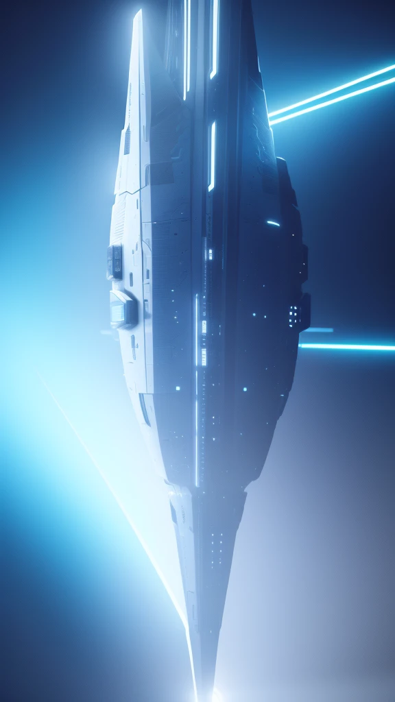 a gigantic modern space ship, advanced technology, futuristic city, dramatic lighting, cinematic, dynamic composition, glowing neon lights, metallic surfaces, sci-fi, highly detailed, 8k, photorealistic, hyper-realistic, dramatic shadows, cinematic lighting, volumetric fog, intricate details, stunning visual effects